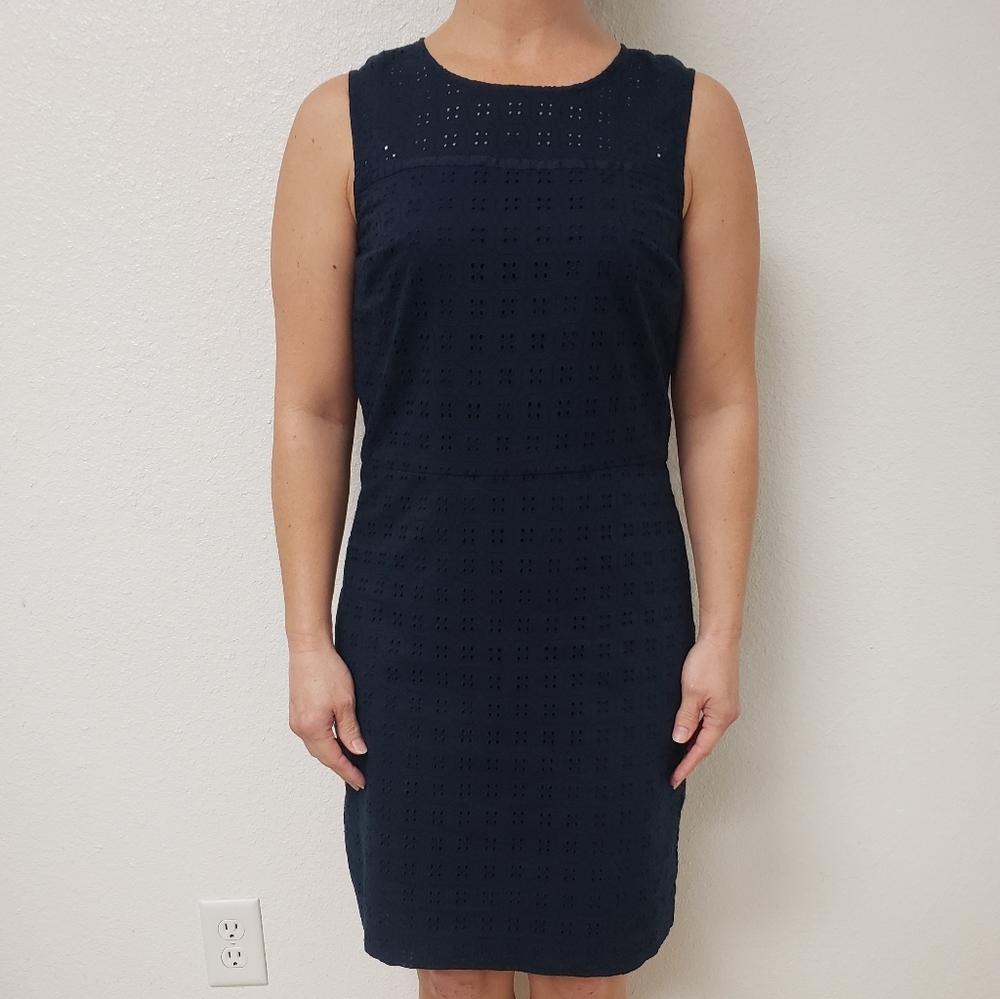 Banana republic navy blue dress size  8